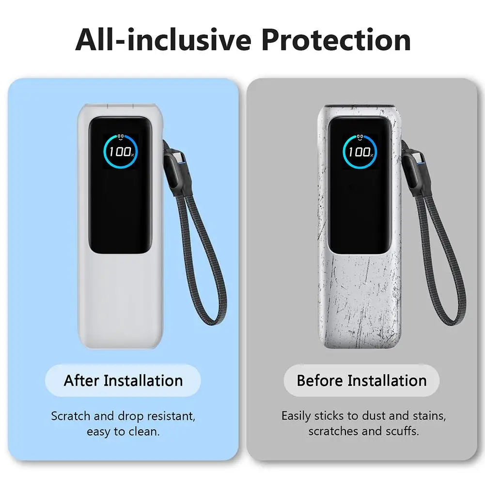 For Anker Zolo 165W Power Bank 25000mAh Drop-Proof Silicone Full-Coverage Protective Case Portable Storage for Anker Powerbank